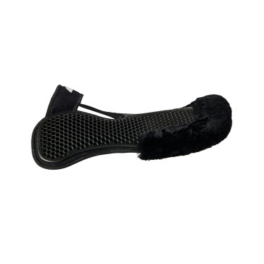 Schokdemper achter van suède met schapenvacht en voor van gel Acavallo Zwart / zwart Schokdemper achter van suède met schapenvacht en voor van gel Acavallo Zwart / zwart