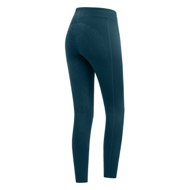 Legging d'équitation thermique ELT Rica en polaire bouclette femme Bleu pétrole Legging d'équitation thermique ELT Rica en polaire bouclette femme Bleu pétrole