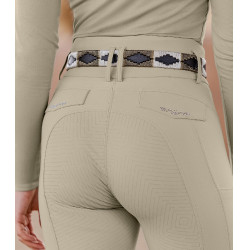 Pantalon d'équitation ELT Comfort Ride Glam femme Gris beige Pantalon d'équitation ELT Comfort Ride Glam femme Gris beige