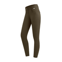 Pantalon d'équitation ELT Comfort Ride Glam femme Brun vert Marron