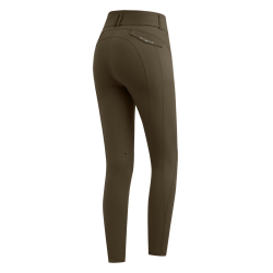 Pantalon d'équitation ELT Comfort Ride Glam femme Brun vert Marron