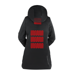 ELT Comfort Heart verwarmde parka Zwart