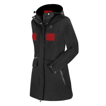 ELT Comfort Heart verwarmde parka Zwart