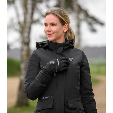 ELT Comfort Heart verwarmde parka Zwart