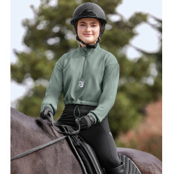 Pull technique ELT Amelie enfant Bleu argenté