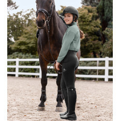 Technische trui ELT Amelie kind Zilverkleurig blauw