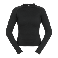 T-shirt technique ELT en maille 3D Richmond manches longues femme Noir T-shirt technique ELT en maille 3D Richmond manches longues femme Noir