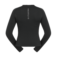 T-shirt technique ELT en maille 3D Richmond manches longues femme Noir T-shirt technique ELT en maille 3D Richmond manches longues femme Noir