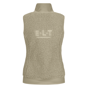 Mouwloos ELT-fleecevest Rotterdam dames Grijsbeige