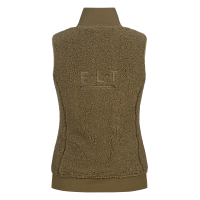 Mouwloos ELT-fleecevest Rotterdam dames Grijsbeige