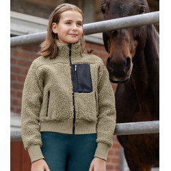 Veste polaire ELT Teddy Alba enfant Gris beige