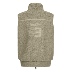 Mouwloos vest ELT fleece Teddy Alma kind Grijsbeige Mouwloos vest ELT fleece Teddy Alma kind Grijsbeige