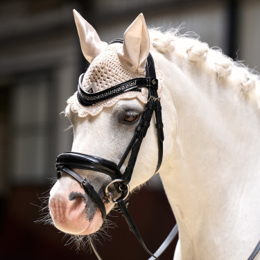 Bonnet anti-mouches Imperial Riding Rebel Gris / sable Bonnet anti-mouches Imperial Riding Rebel Gris / sable
