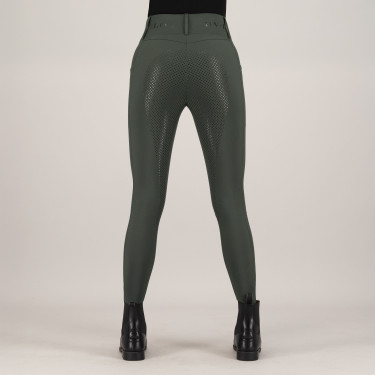 Legging d'équitation HV Polo Favourite Highwaist FullGrip Vert canard