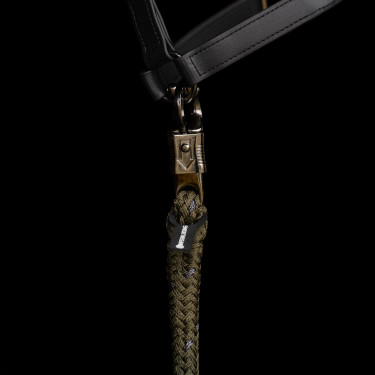 Longe d'attache Imperial Riding Deluxe anti panique Vert olive