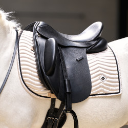 Tapis de selle Imperial Riding Rebel dressage Gris / sable