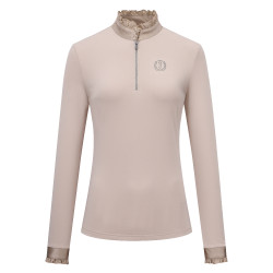 Top Imperial Riding Anna lange mouwen Grijs / zand Top Imperial Riding Anna lange mouwen Grijs / zand