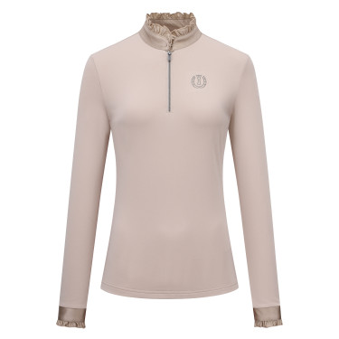 Top Imperial Riding Anna lange mouwen Grijs / zand Top Imperial Riding Anna lange mouwen Grijs / zand