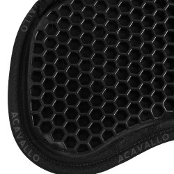 Amortisseur gel hexagonal mouton Acavallo Noir / blanc