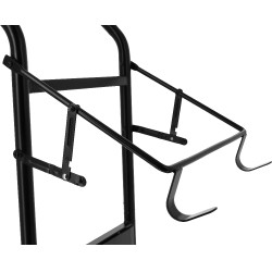 Chariot porte selle démontable Hippotonic Noir