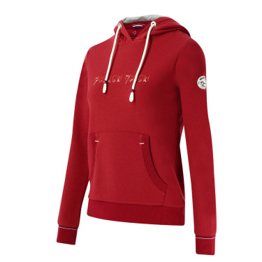 Sweat à capuche Equithème Britney Cerise Rouge Sweat à capuche Equithème Britney Cerise Rouge
