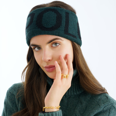 Bandeau HV Polo Abbie femme Vert canard