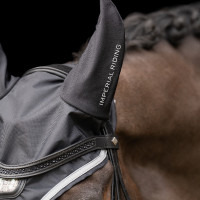 Bonnet anti-mouches Imperial Riding Luminous Noir Bonnet anti-mouches Imperial Riding Luminous Noir