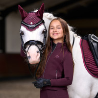 Vest Imperial Riding Carla kinderen Vijg Violet