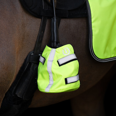 Chauffe-orteils pour étriers Imperial Riding Reflective par 2 Jaune