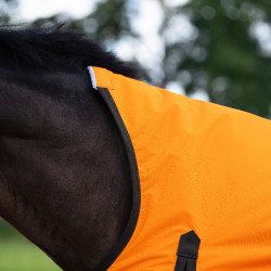 Couverture d'extérieur Imperial Riding Customized High Neck 300g 600D Orange / marron foncé Couverture d'extérieur Imperial Riding Customized High Neck 300g 600D Orange / marron foncé