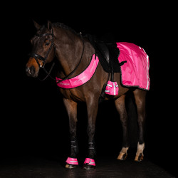 Couvre-reins Imperial Riding Reflective Rose néon