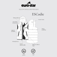 Doudoune sans manches Euro-Star Cody homme Noir Doudoune sans manches Euro-Star Cody homme Noir