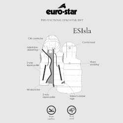 Doudoune sans manches Euro-Star Isla femme