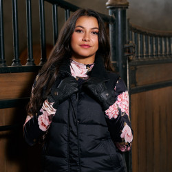 Doudoune sans manches Imperial Riding Belle femme Noir