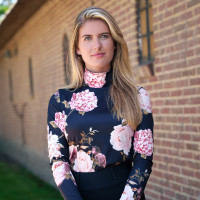 Haut col roué Imperial Riding Flora femme Imprimé fleur Motifs