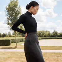 Gewatteerde rok Euro-Star Amber dames Zwart Gewatteerde rok Euro-Star Amber dames Zwart