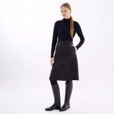 Gewatteerde rok Euro-Star Amber dames Zwart