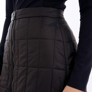 Gewatteerde rok Euro-Star Amber dames Zwart