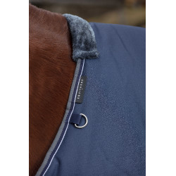 Couverture Equithème Tyrex 600D 150G Marine / gris Bleu Couverture Equithème Tyrex 600D 150G Marine / gris Bleu