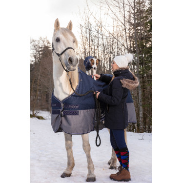 Couverture Equithème Tyrex 600 D Belly Belt 300G