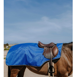 Zadeldeken Equithème Tyrex 1200D met fleecevoering