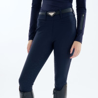 Legging d'équitation Euro-Star Enforce winter FullGrip femme Amarante Rouge