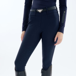 Legging d'équitation Euro-Star Enforce winter FullGrip femme Nuit Bleu marine
