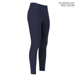 Legging d'équitation Euro-Star Enforce winter FullGrip femme Nuit Bleu marine