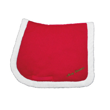 Zadeldek Kerstmis Equithème Rood