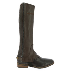 Mini-chaps Equithème cuir Marron Mini-chaps Equithème cuir Marron
