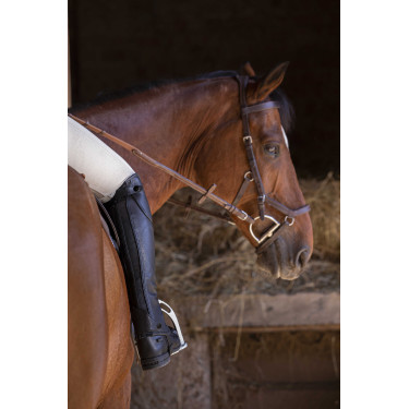 Mini-chaps Equithème Premium Zwart