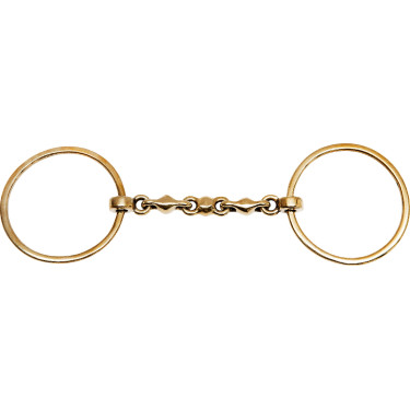 Mors 2 grote ringen Feeling Waterford nikkelzilver Mors 2 grote ringen Feeling Waterford nikkelzilver