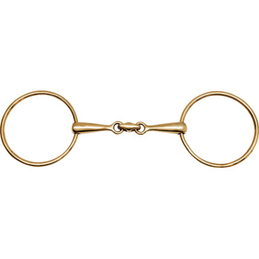Mors 2 grote dunne ringen Feeling Anatomic maillechort Mors 2 grote dunne ringen Feeling Anatomic maillechort
