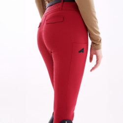 Legging d'équitation Euro-Star Enforce winter FullGrip femme Amarante